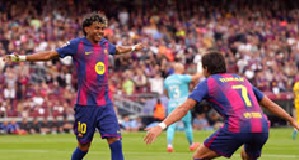 بالفيديو برشلونة يسحق إسبانيول.. ويبتعد عن ريال مدريد